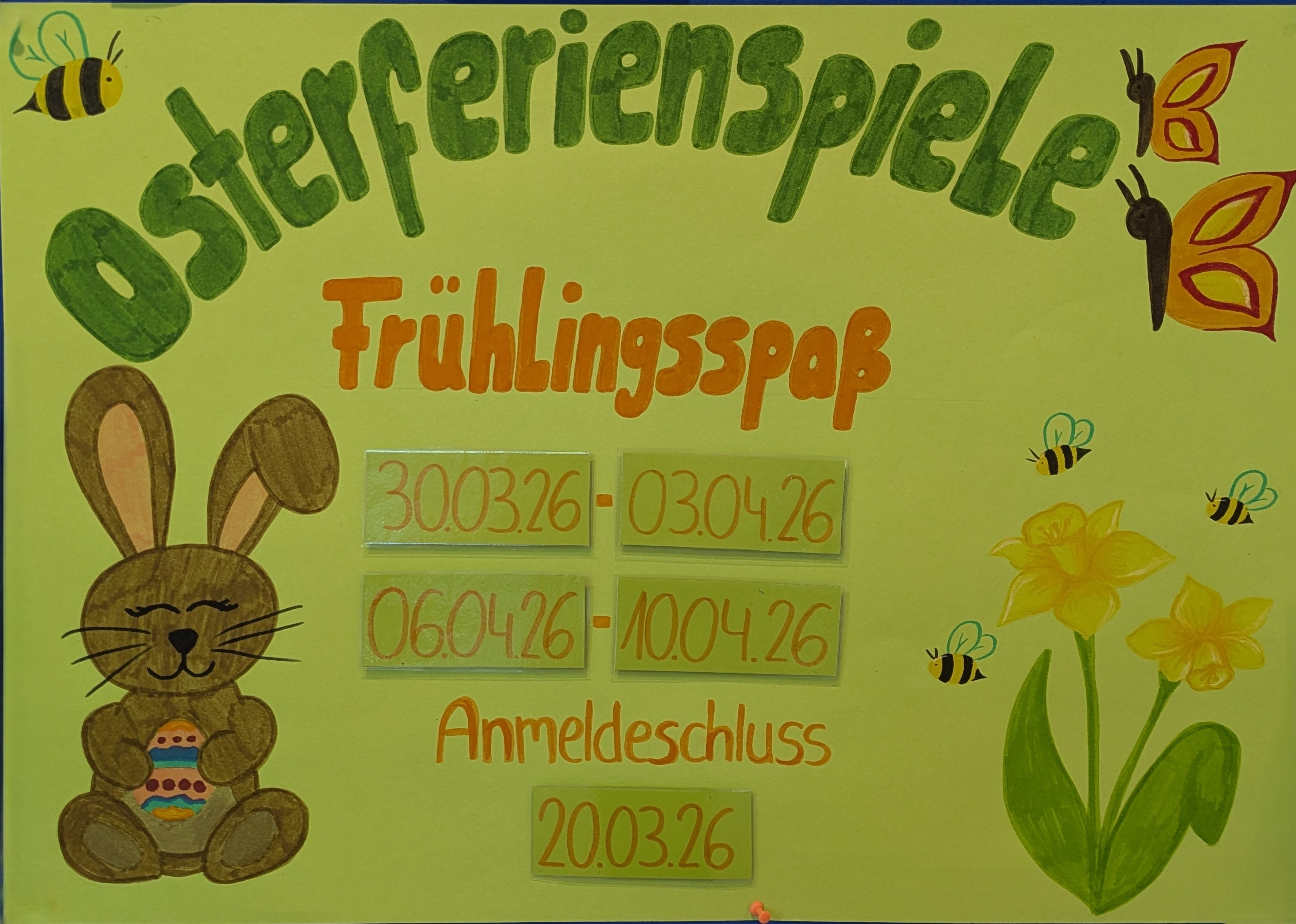 Ferienspiele Ostern